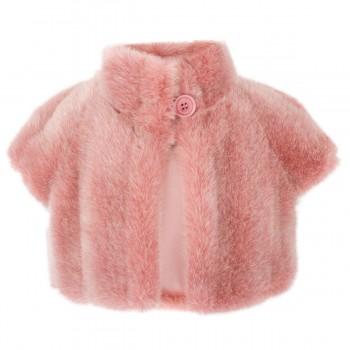 Wedding - Pink Faux Fur Jacket