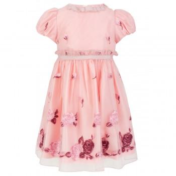 Wedding - Babies pink tulle dress