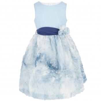 Hochzeit - Textured blauen Kleid
