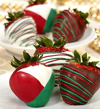 Wedding - Christmas Wedding Favor Ideas ♥ Strawberries for Christmas