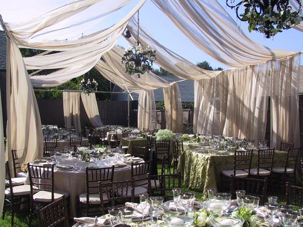 Hochzeit - Muslin canopy