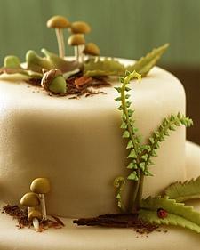 Wedding - Woodland wedding cake