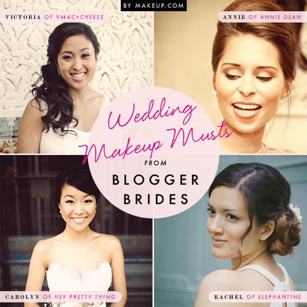 Hochzeit - Wedding Makeup Musts from Blogger Brides