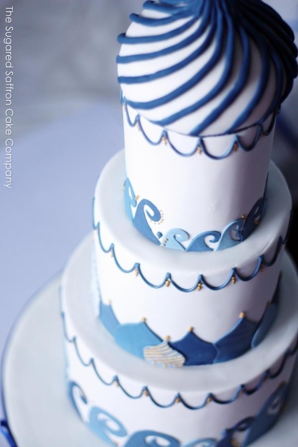 Wedding - Russian Nautical Wedding Cake