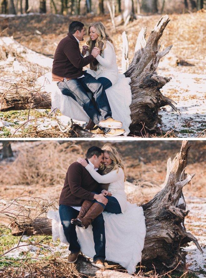 Wedding - Aqua And Brown Winter Engagement Inspiration By Kaitlin Noel Photography - Borrowed & Bleu