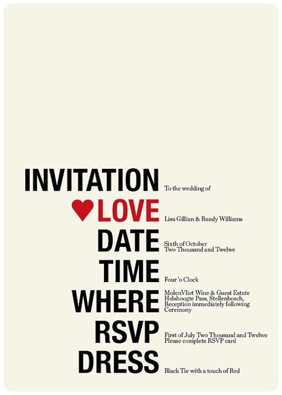 Свадьба - Invitations