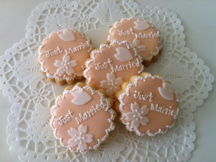 زفاف - sakura cookies