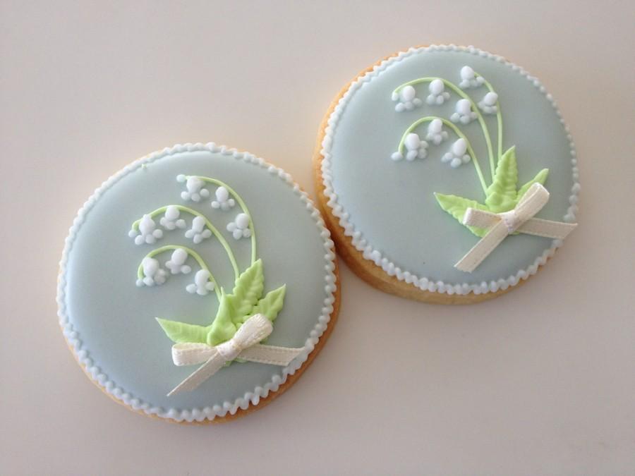 Wedding - Lily of the valley cookie