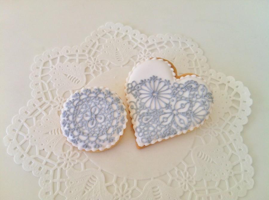 زفاف - Lace cookies