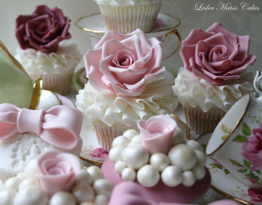 Hochzeit - Vintage Cupcakes