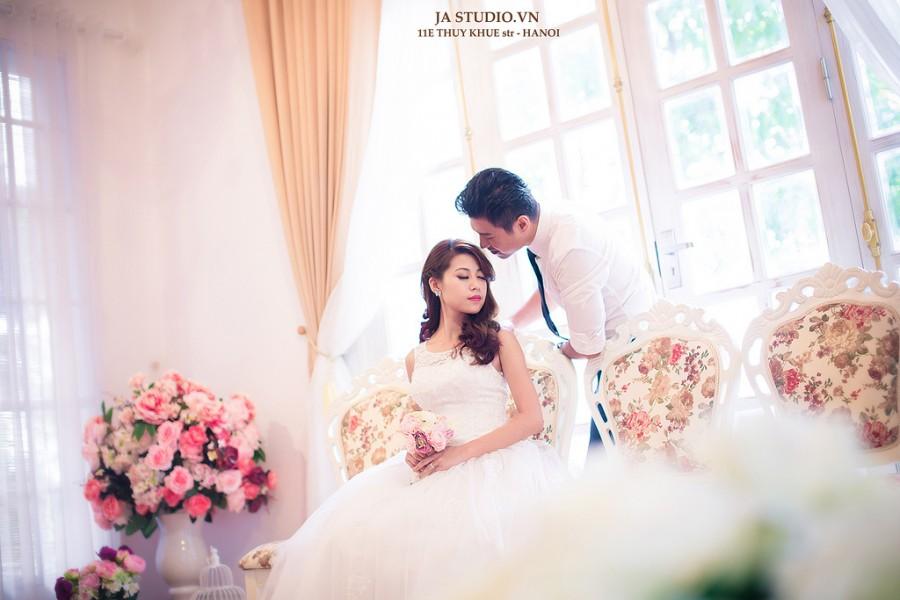 Hochzeit - Ảnh cưới Hà Nội - Biệt thự hoa hồng ( JA Studio - 11E Thụy Khuê )