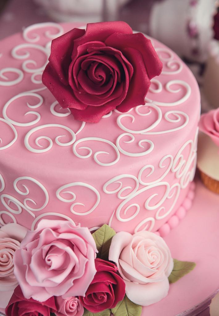 Wedding - Cath Kidston cake details