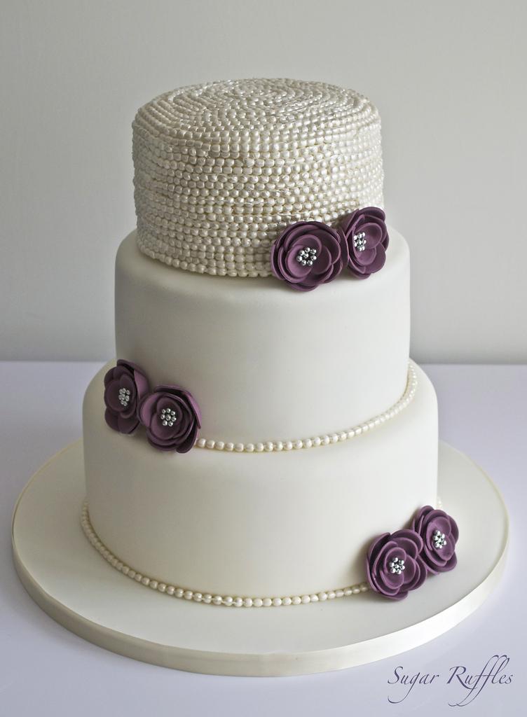 Hochzeit - Pearl Wedding Cake