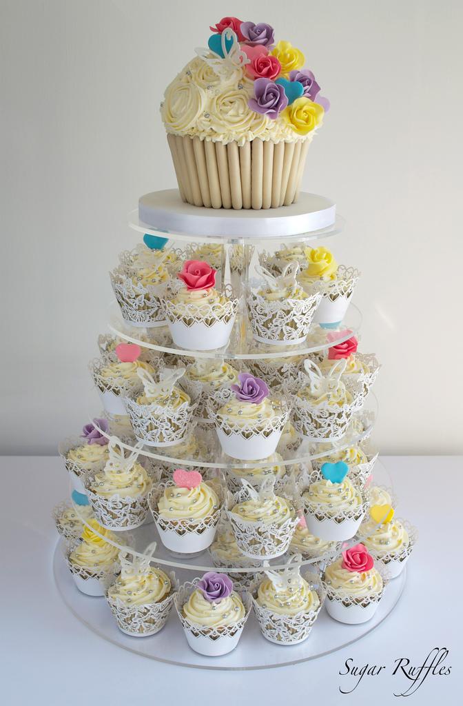 زفاف - Wedding Cupcake Tower