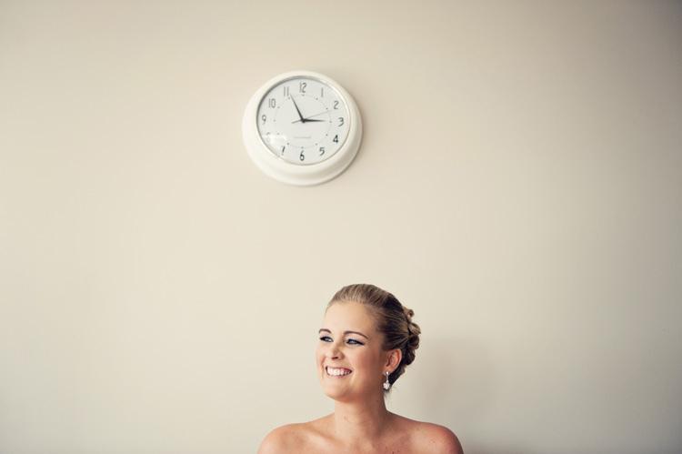 Wedding - clock girl