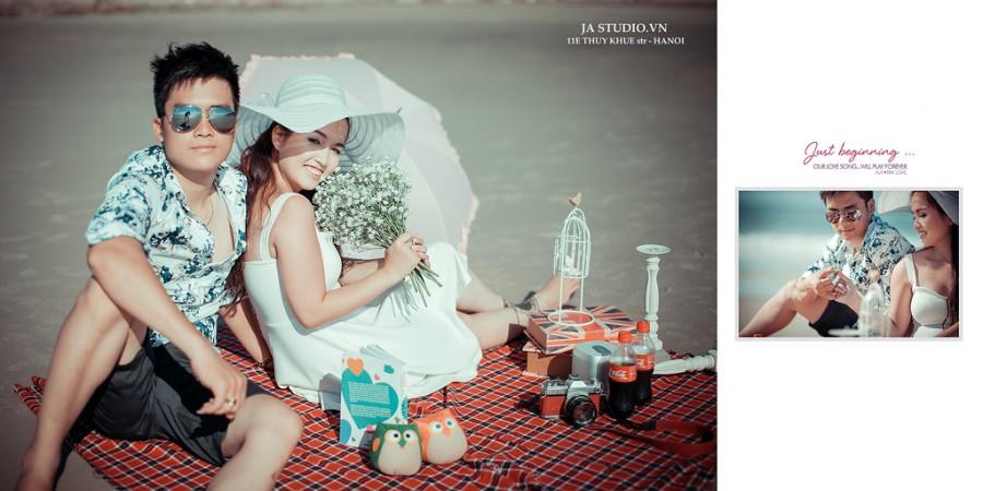Wedding - Ảnh cưới biển Minh Châu - Quan Lạn ( JA Studio - 11E Thụy Khuê )