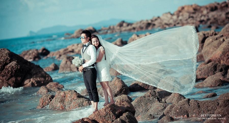 Mariage - Ảnh cưới biển Minh Châu - Quan Lạn ( JA Studio - 11E Thụy Khuê )