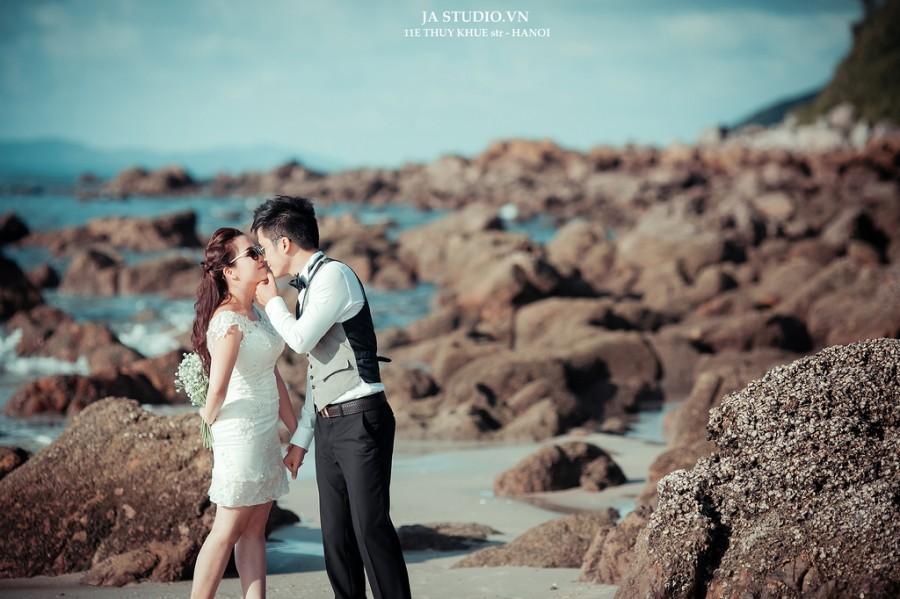 زفاف - Ảnh cưới biển Minh Châu - Quan Lạn ( JA Studio - 11E Thụy Khuê )