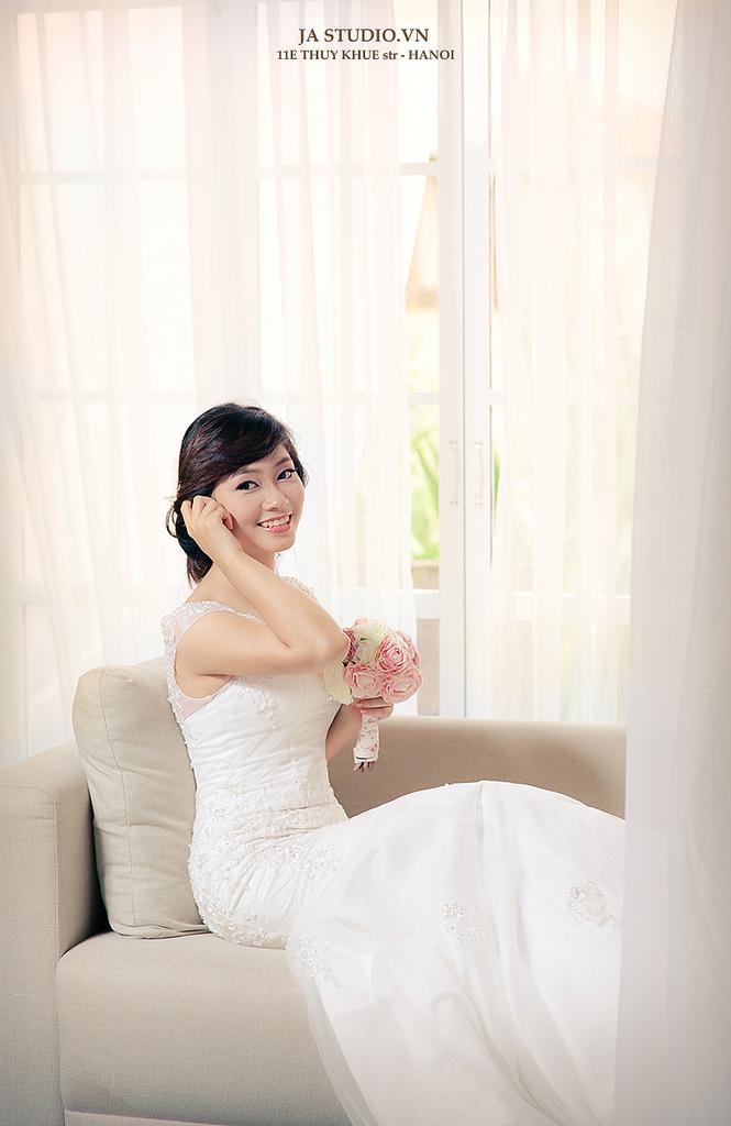 Wedding - Ảnh cưới đẹp Hà Nội - Biệt thự hoa hồng ( JA Studio - 11E Thụy Khuê )