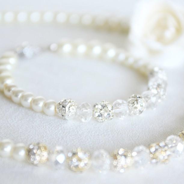 Mariage - Bridal Necklace & Bracelet