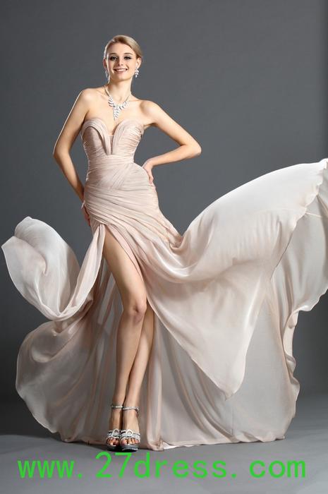 Mariage - $99  chiffon ruffles prom dress from 27dress.com
