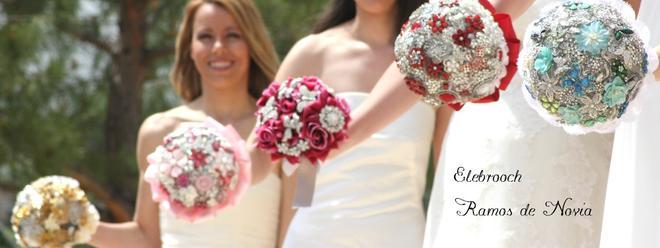 Wedding - Elebrooch Ramos de novia, Brooch bouquet. Ramo de broches
