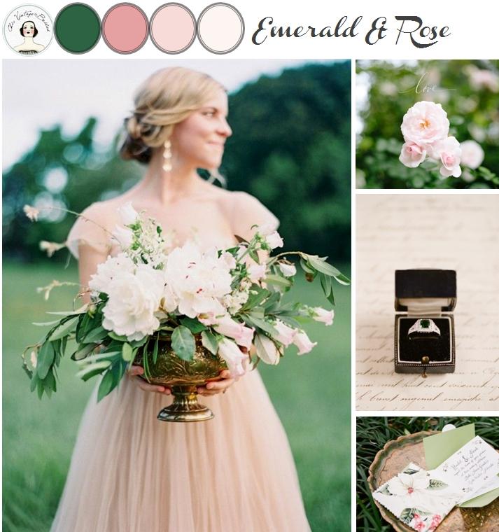 Wedding - Spring Garden – Inspiration for an Emerald & Rose Pink Wedding