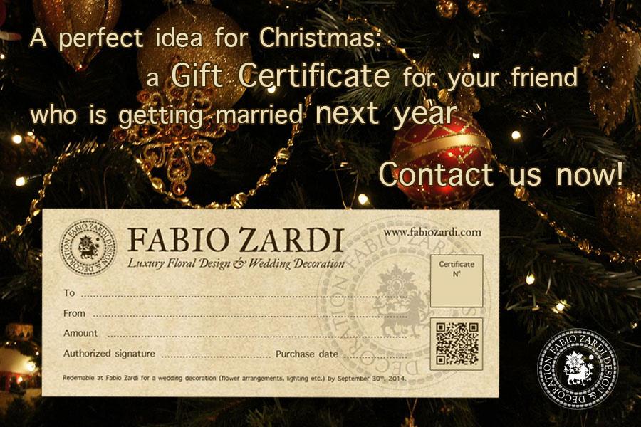 Mariage - Gift certificate