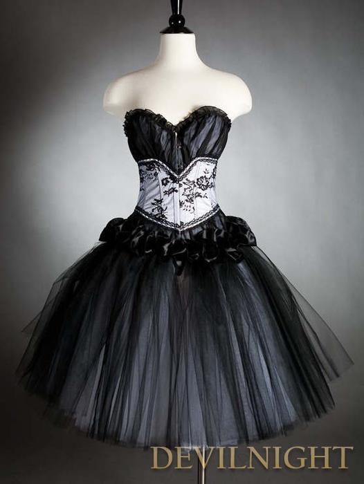 Gothic Wedding Black Gothic Corset Prom Dress 1981079 Weddbook 2657