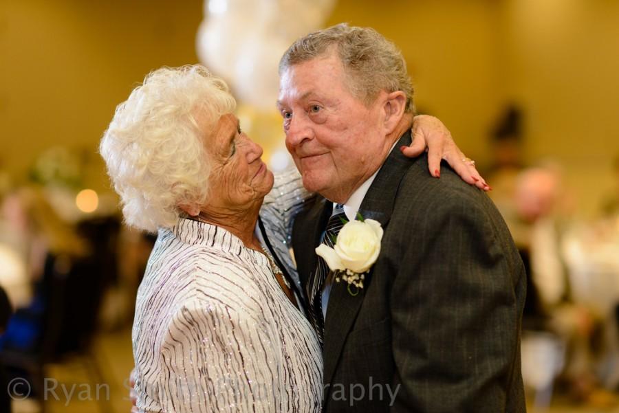 Wedding - Couple dancing at their 60th anniversary party