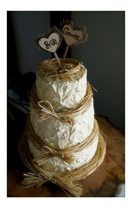 Mariage - Rusting Wedding Cake with Buttercream