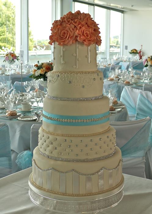Wedding - 5 Tier Wedding Cake