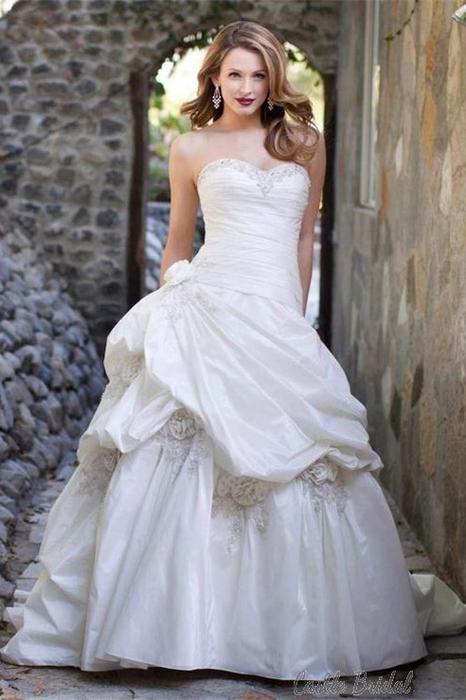 زفاف - Taffeta Ball Gown Bridal Gown
