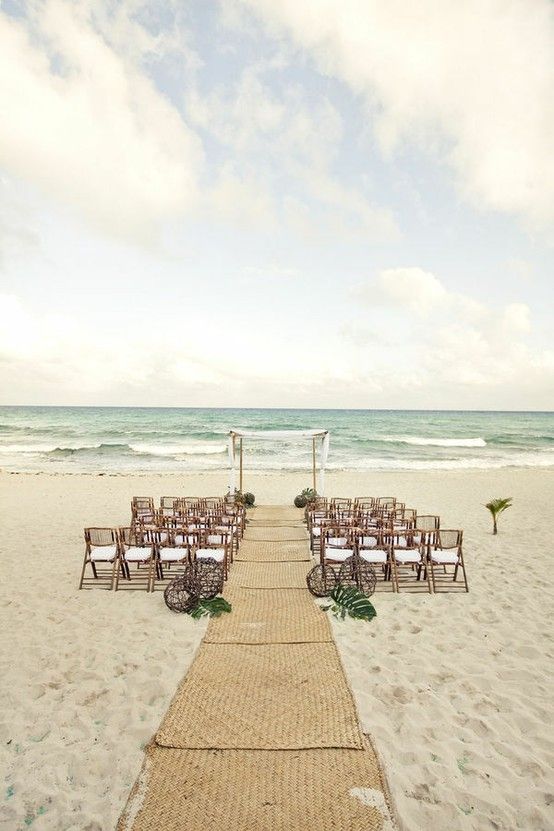 Hochzeit - Beach Wedding Inspiration
