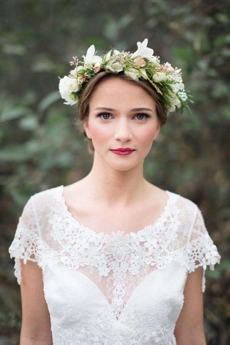 Wedding Hairstyles Floral Hair Crowns 1997889 Weddbook