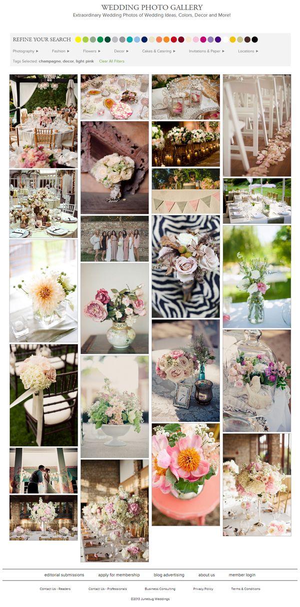 Mariage - Wedding Color Ideas & Inspiration Boards