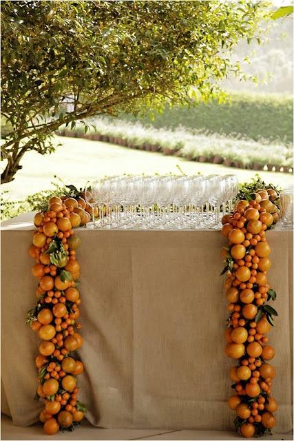 Свадьба - Orange Wedding Details & Decor