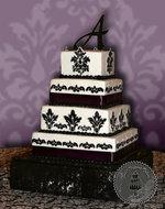 Mariage - Damask Cakes Collage