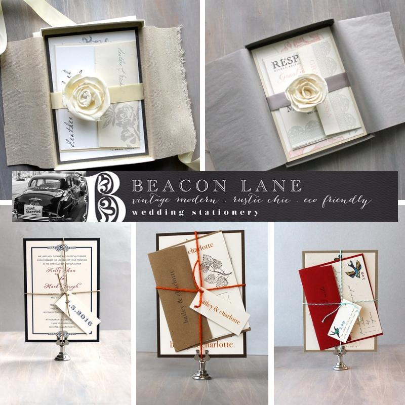 Wedding - Beautiful Hand Finished Wedding Stationery from Beacon Lane