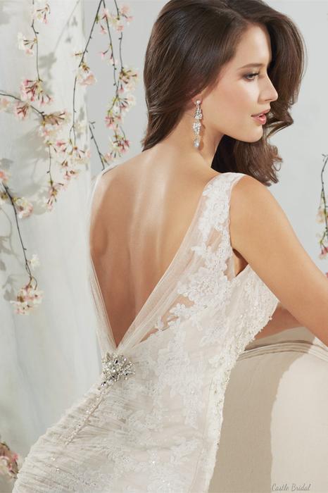 زفاف - Mermaid V-neck Tulle And Lace Hand-beaded Wedding Dress Bridal Gown 2014