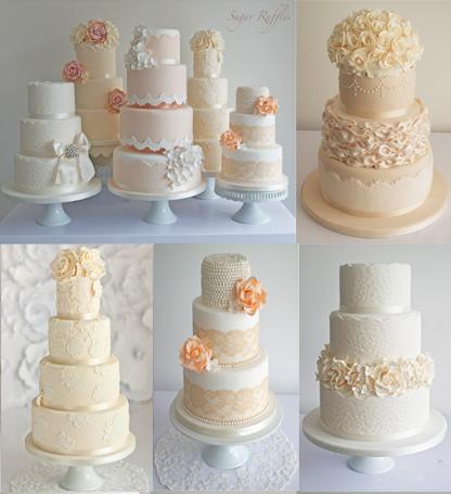 Mariage - Ivory, Champagne, Peach