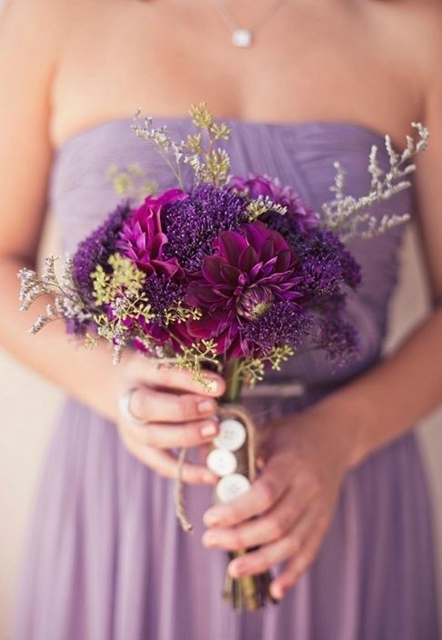 Hochzeit - Purple Wedding Details & Decor
