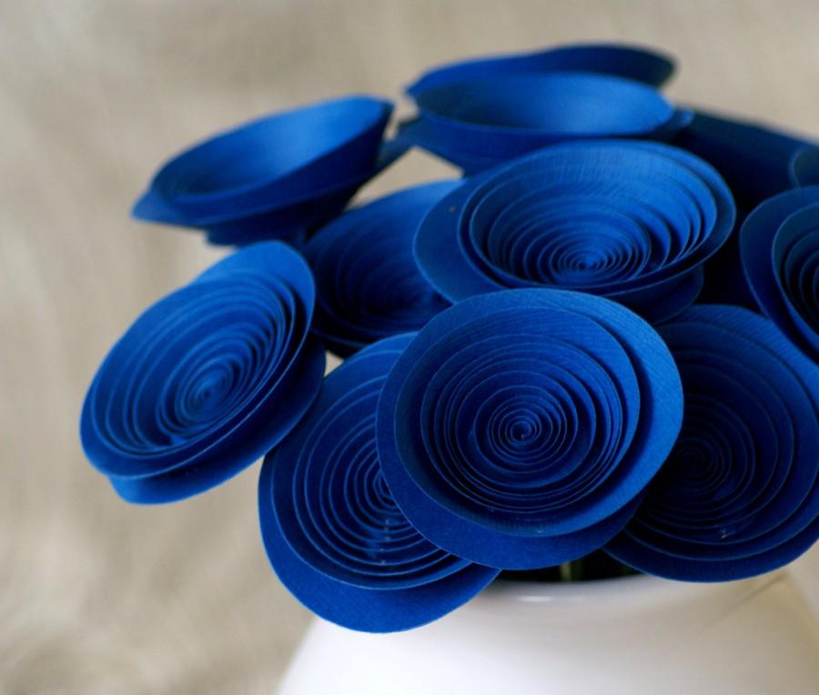 زفاف - blue blooms