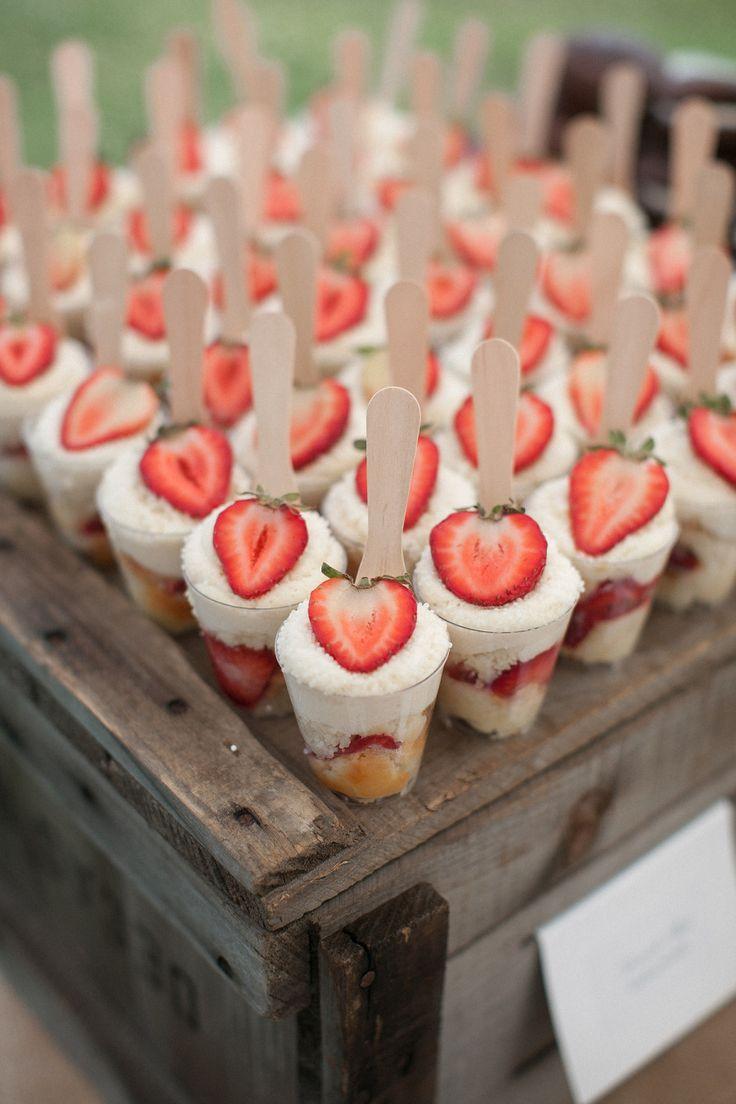 Wedding - Strawberry Shortcake Cups 