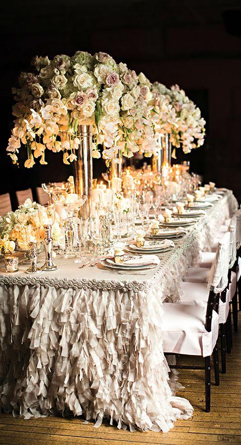 Hochzeit - Decorate your dining table with style and class