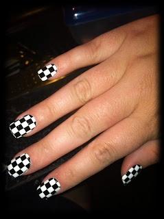 Mariage - Raceday Nails!! NASCAR 