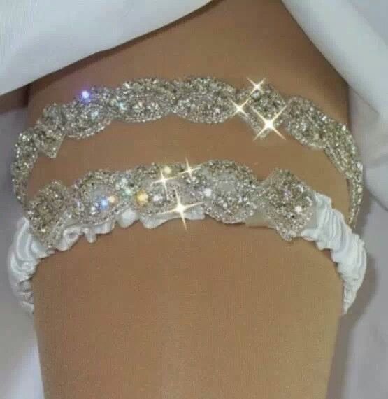 Mariage - Blingy Garters 
