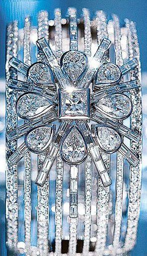 Hochzeit - Chanel Diamond Cuff 