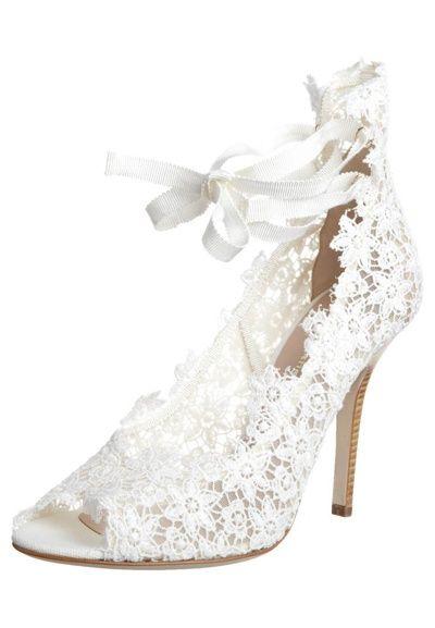زفاف - Lace high heel shoes for wedding