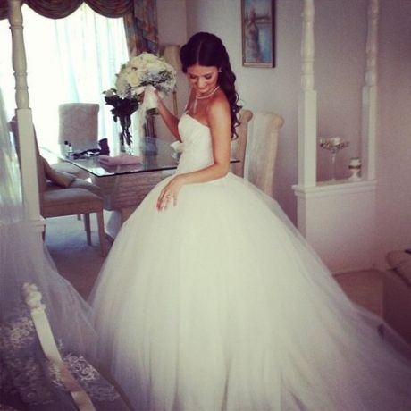 زفاف - Beautiful Tulle Wedding Dress ... 